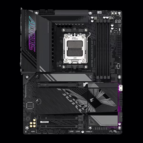 Gigabyte X870 AORUS ELITE<div class="description-mobo">2x USB-C | 9x USB Type-A | 3x M.2 Slots</div>