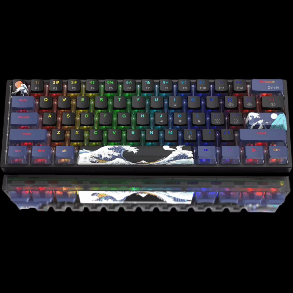 Womier WK61 MECH Wave<div class="description-processor">60% Percent, Mechanical, 8000Hz Polling Rate, RGB, USB-C</div>